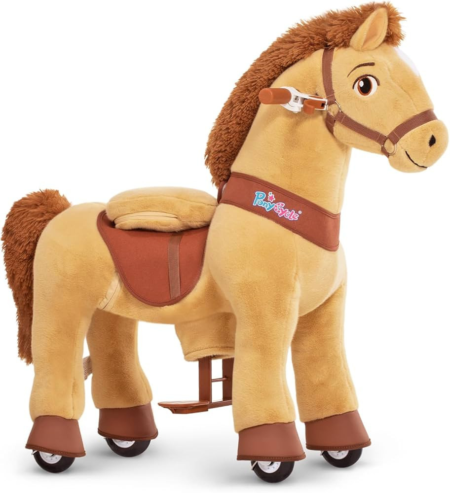 PonyCycle Ride on Horse Ride on Toys Riding Horse Ride on Pony for Toddlers 3-5 with Brake Essent... | Amazon (US)