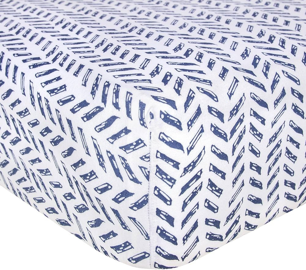 Burt's Bees Baby Essential Organic Cotton Fitted Crib Sheet, Breathable for Boy Girl Standard Cri... | Amazon (US)