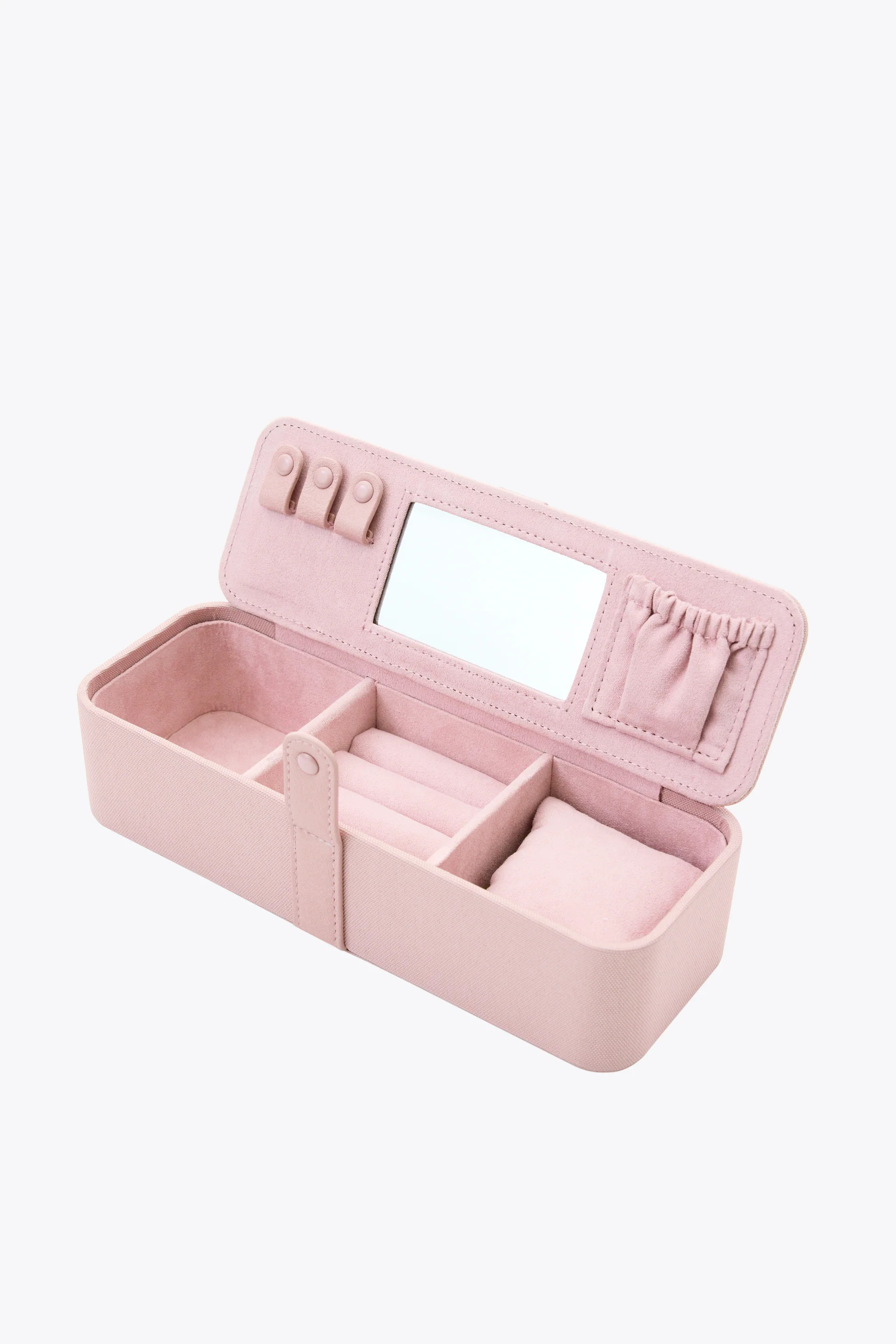 BÉIS 'The Jewelry Case' in Atlas Pink - Pink Travel Jewelry Case & Jewelry Organizer | BEIS