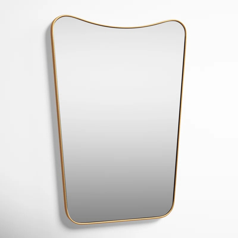 Beale Metal Asymmetrical Wall Mirror | Wayfair North America