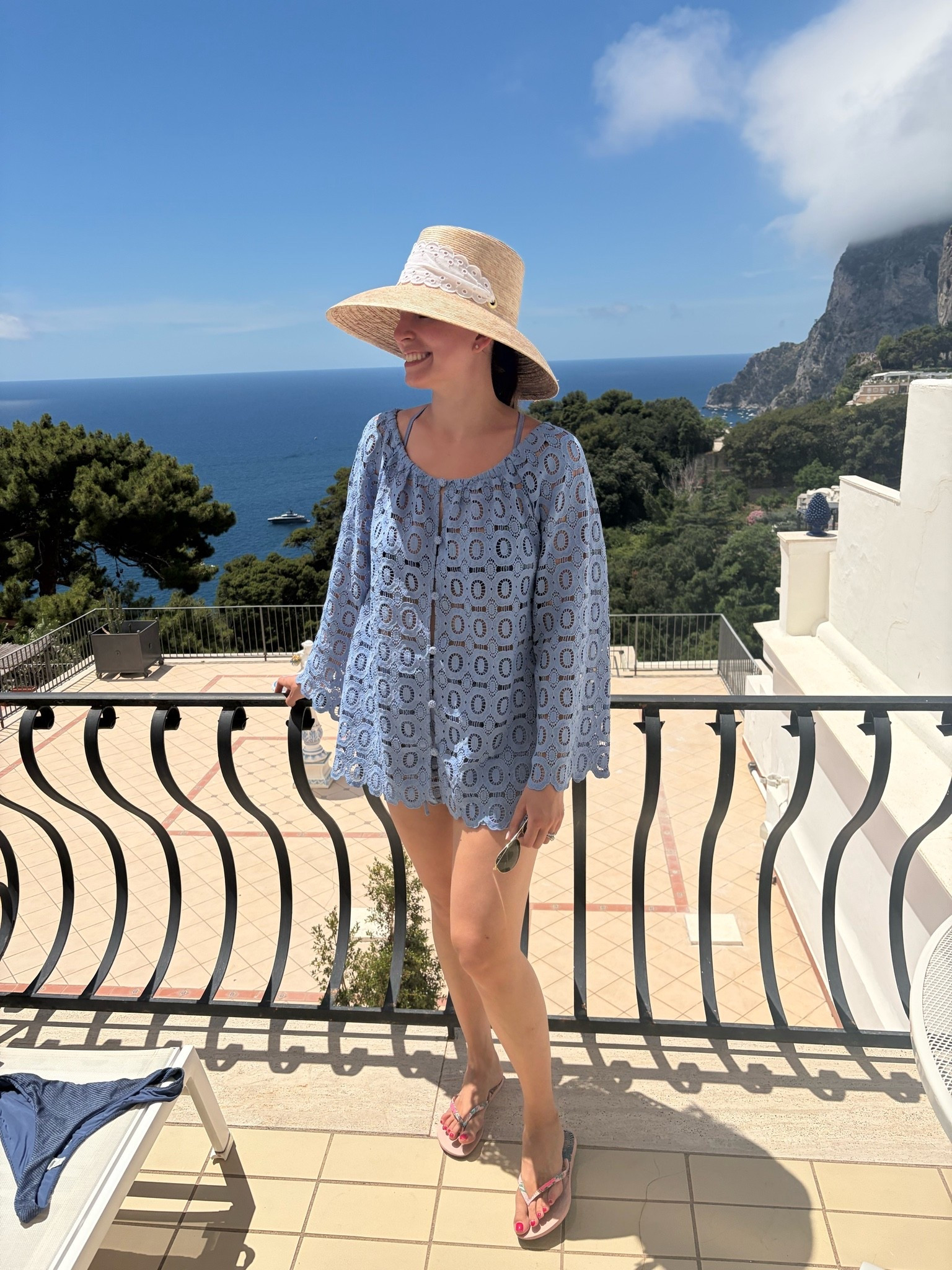 The cutest two piece matching set! Comes in this gorg color (which when I saw I knew I needed to wear it in Capri), white and black! Still available! 

Capri Italy, honeymoon, Amalfi coast honeymoon, amalfi coast, Capri honeymoon, Capri island, straw hat, hill house home, nap dress nation, swimwear, beachwear, resort wear, beach outfit, swim coverup, bikini, bathing suit, bathing suit cover up, beach coverup, coverup

#LTKTravel #LTKSwim #LTKTall