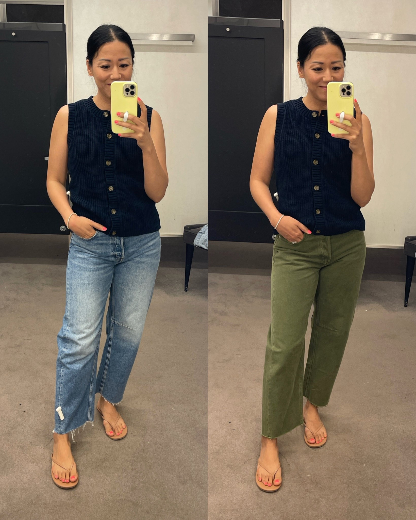 Size XS top
Size 25 in both jeans but would prefer size 26 in the olive green jeans

Madewell darted barrel jeans


#LTKSaleAlert #LTKSeasonal #LTKFindsUnder100