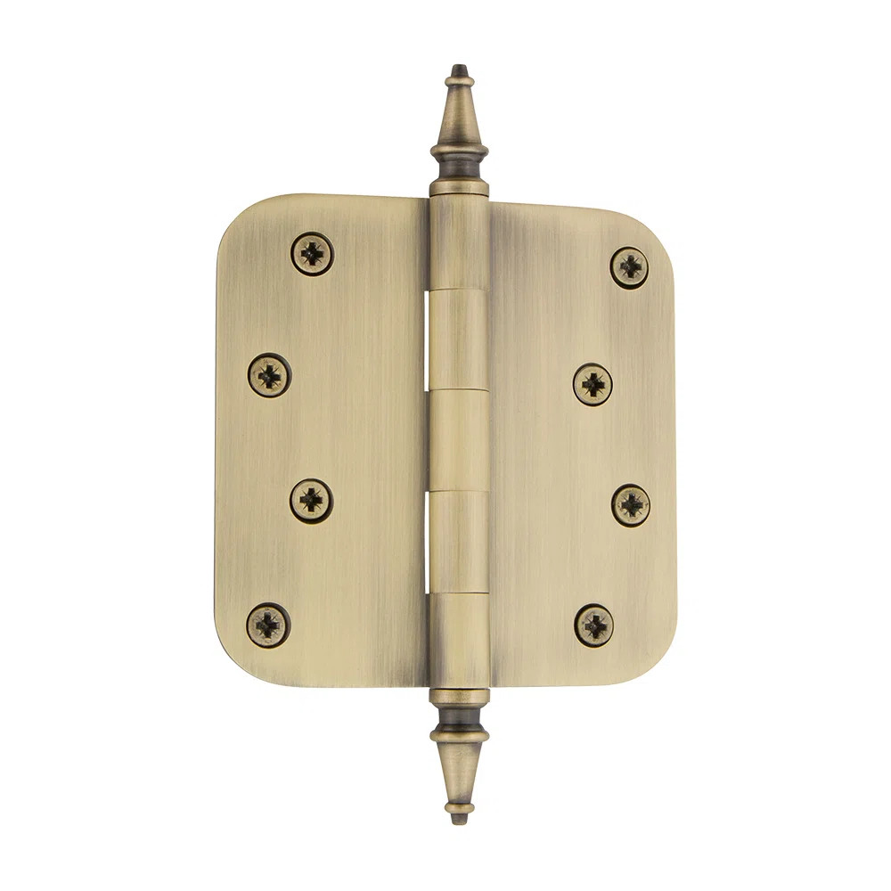 Nostalgic Warehouse 4" x 4" Steeple Tip Residential Hinge with 5/8" Radius Corners | Wayfair North America
