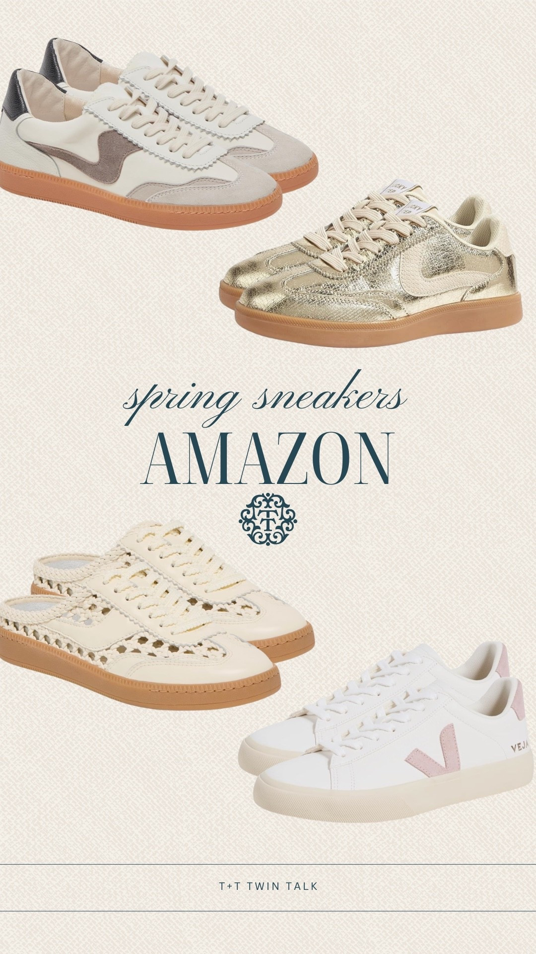These spring sneakers are the kind you’ll wear with everything. We pulled a mix of neutral pairs with a few fun details, all easy finds from Amazon. They’re great for travel days, errands, or any outfit that needs a more laid-back feel.

#LTKSeasonal #LTKOver40 #LTKMidsize