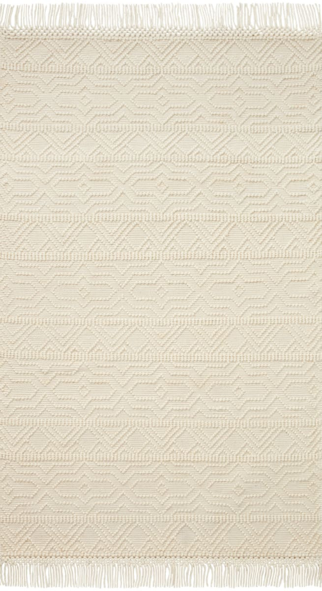 Loloi II Noelle NOE-04 Ivory - Ivory Area Rug | RugStudio.com