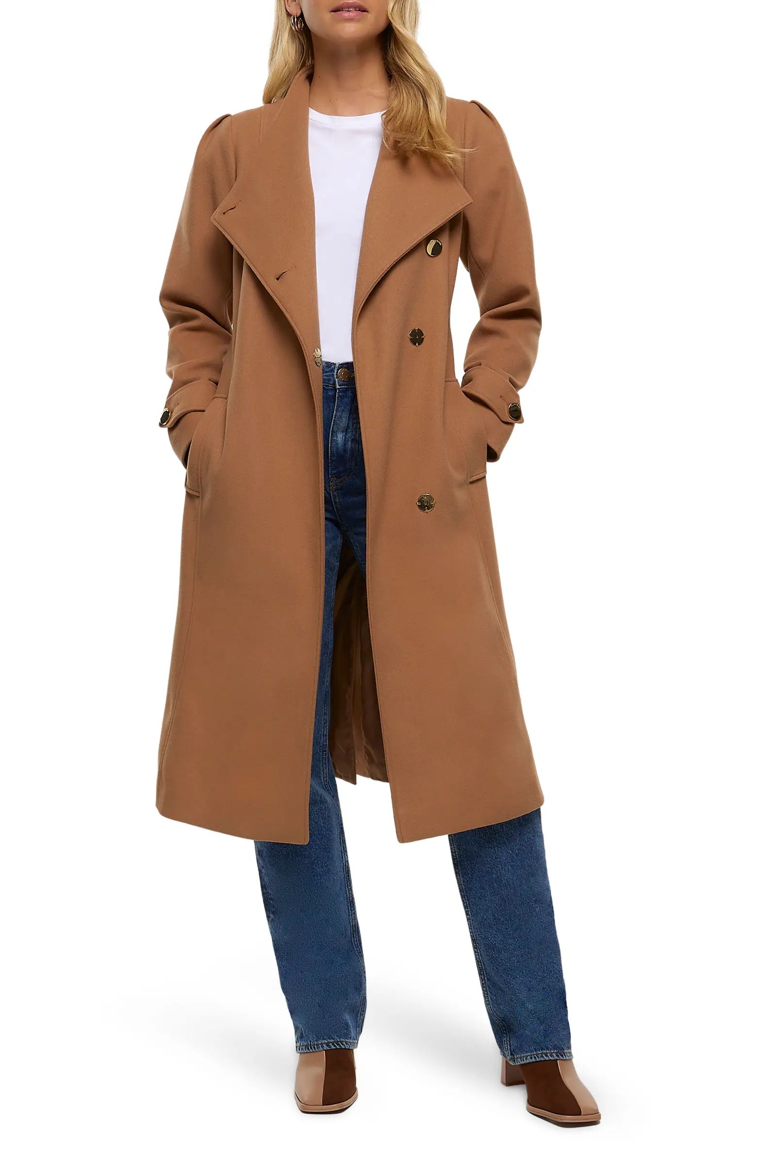 Fall Away Tie Belt Coat | Nordstrom