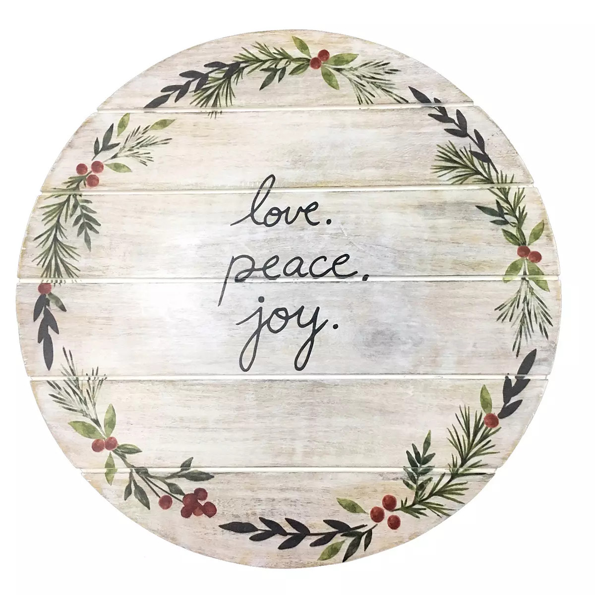 St. Nicholas Square® Peace, Love, Joy Platter | Kohl's
