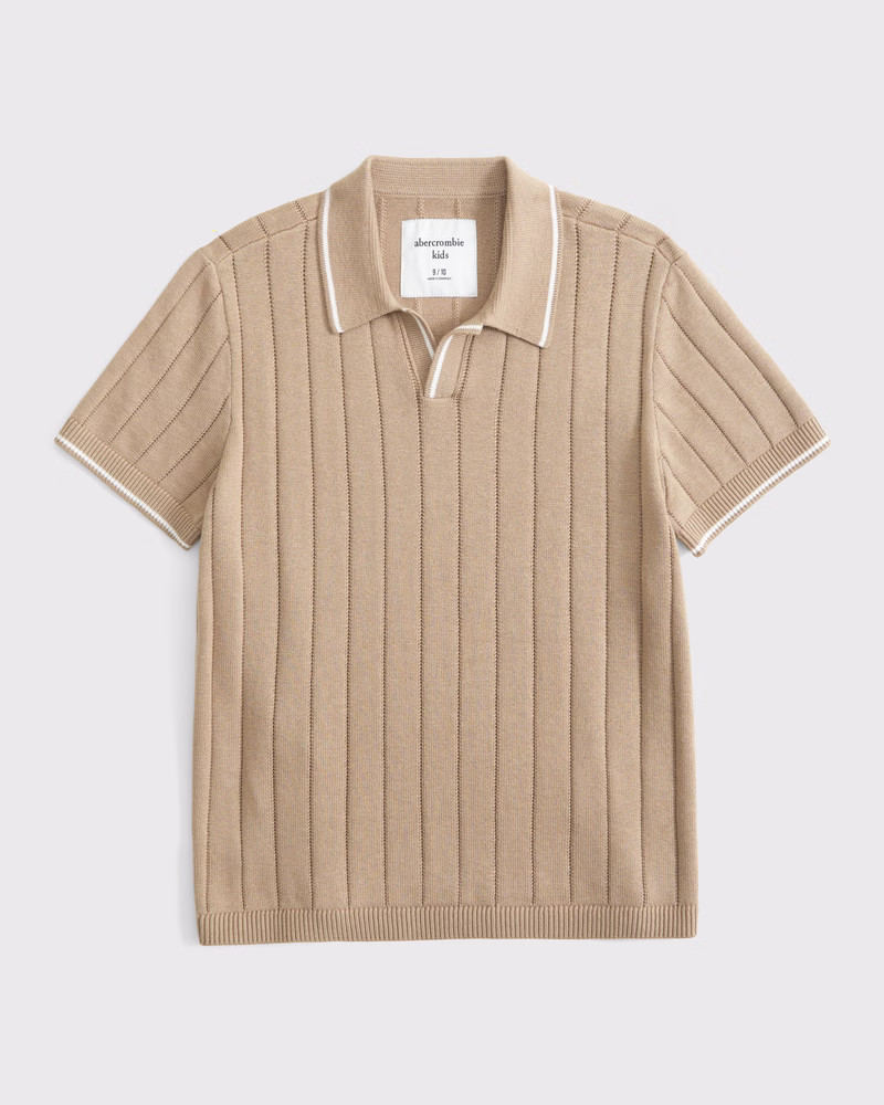 johnny collar sweater polo | Abercrombie & Fitch (US)