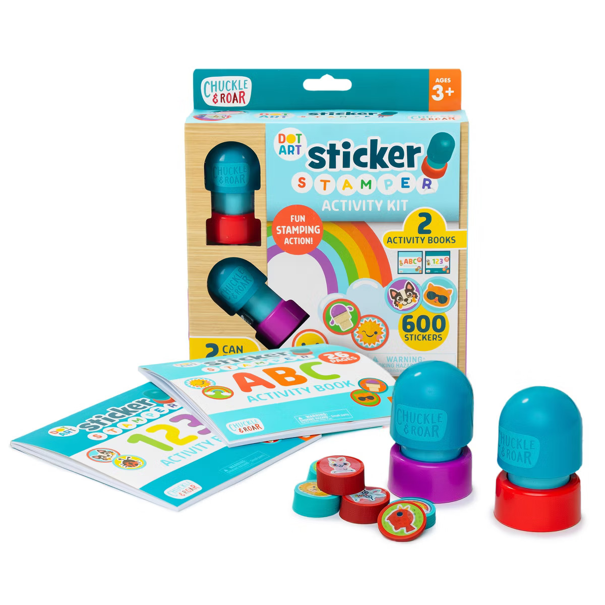 Chuckle & Roar Dot Art 2ct Sticker Stamper Activity Kit | Target
