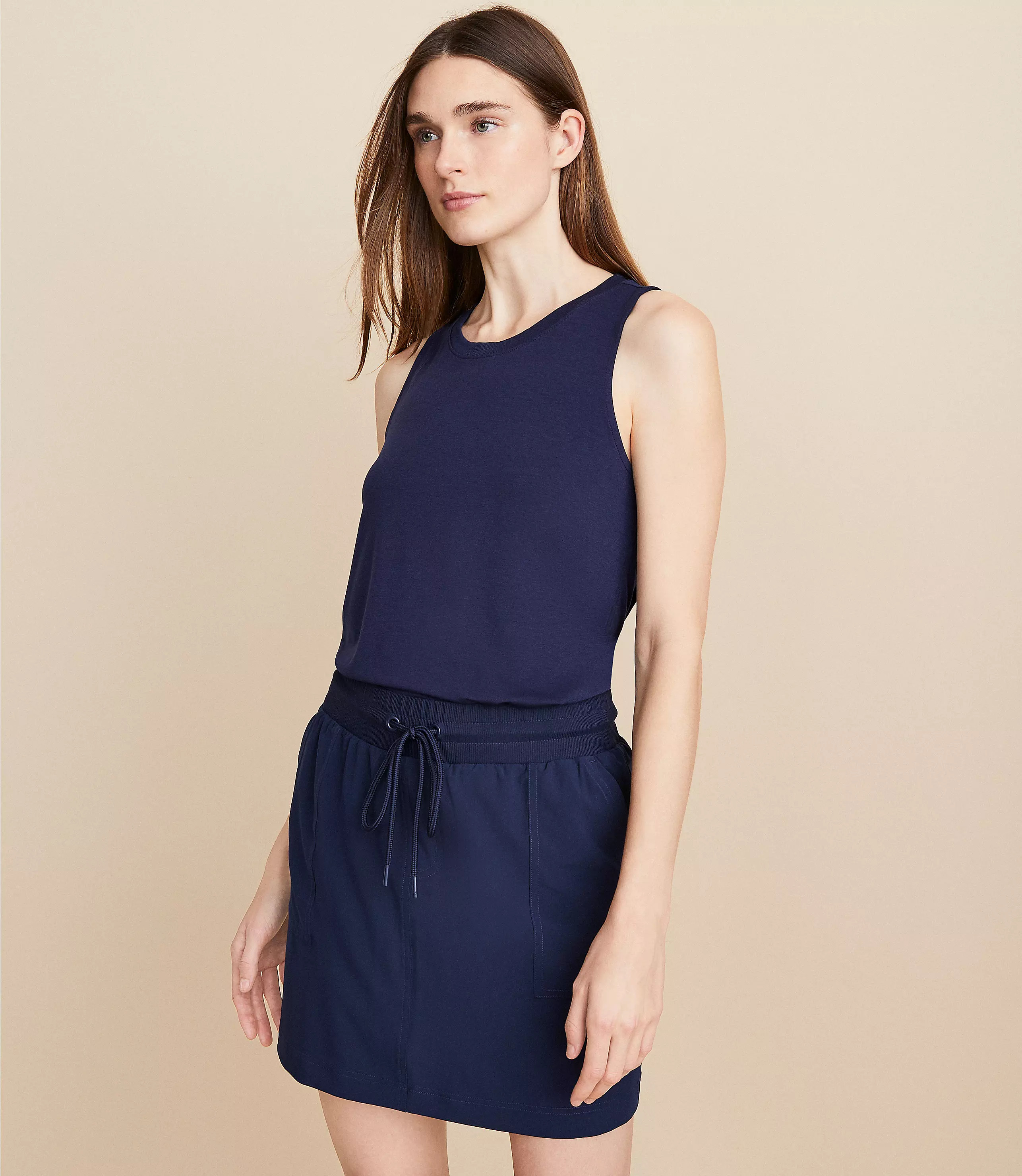 Lou & Grey Wanderweave Utility Skort | LOFT