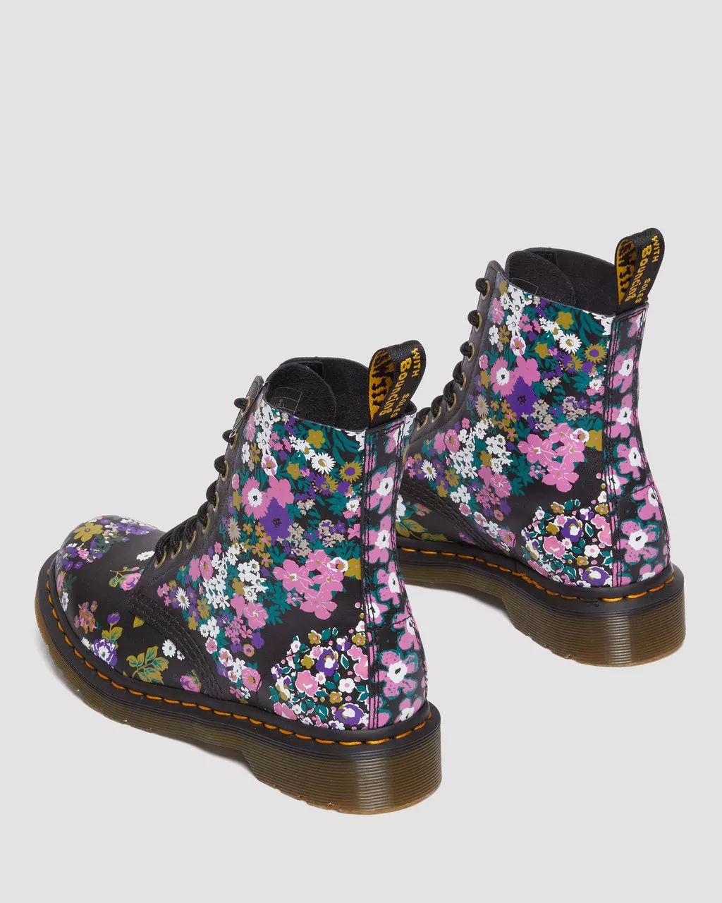 1460 Pascal Women's Vintage Floral Leather Lace Up Boots | Dr. Martens