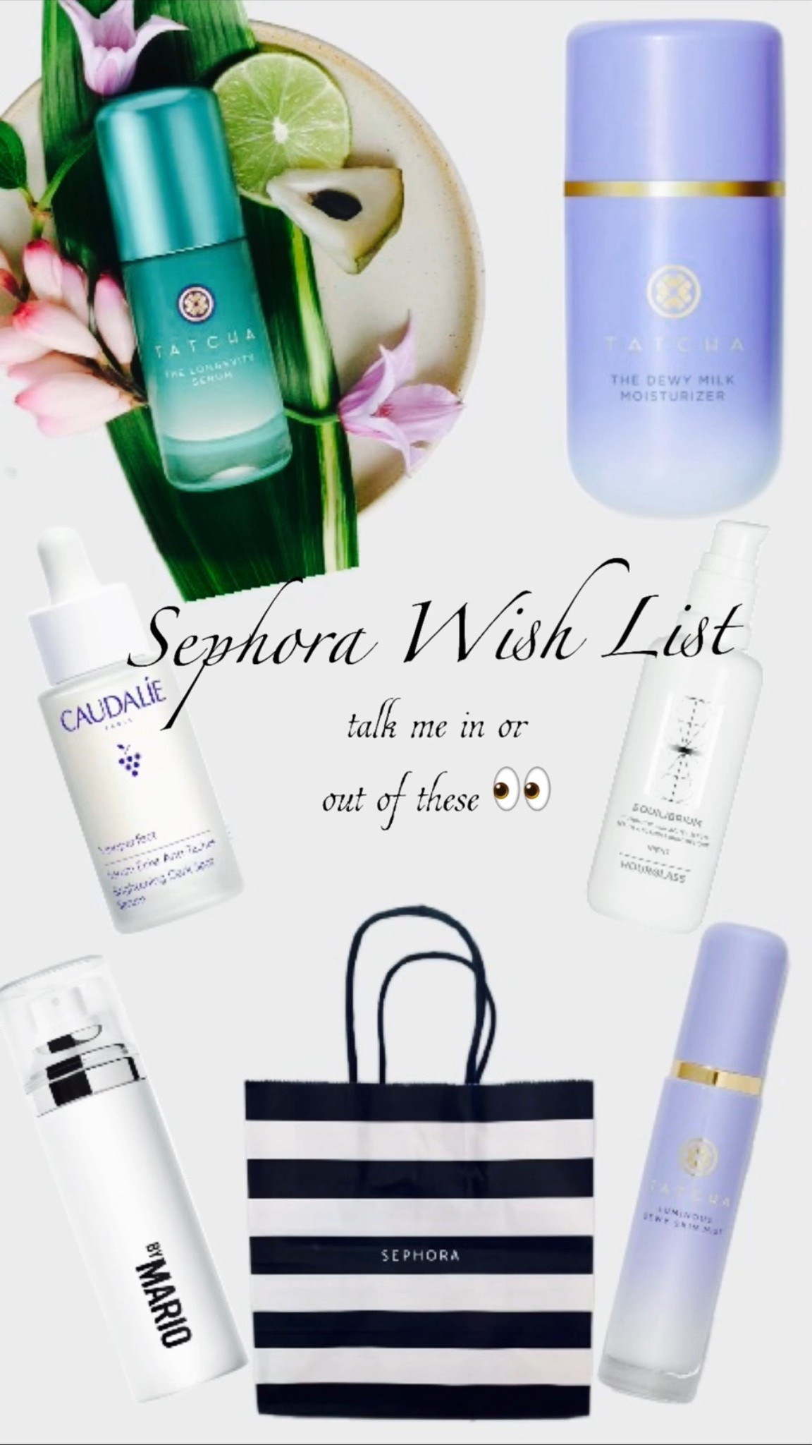 Current Sephora wish list 👀 Talk me in or out of these because my skincare heart wants them all 😭 Which one is actually worth the splurge?

#LTKBeauty #LTKgrwm #LTKmorningroutine