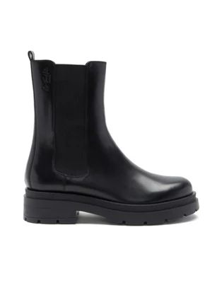 Off The Hook bank leather long chelsea western boot | ASOS (Global)