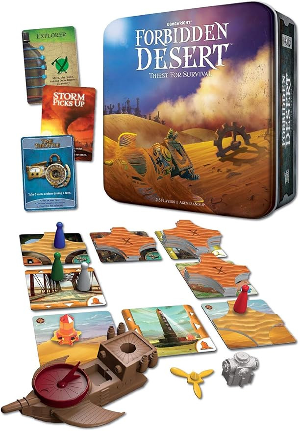 Gamewright Forbidden Desert – The Cooperative Strategy Survival Desert Board Game Multi-colored... | Amazon (US)