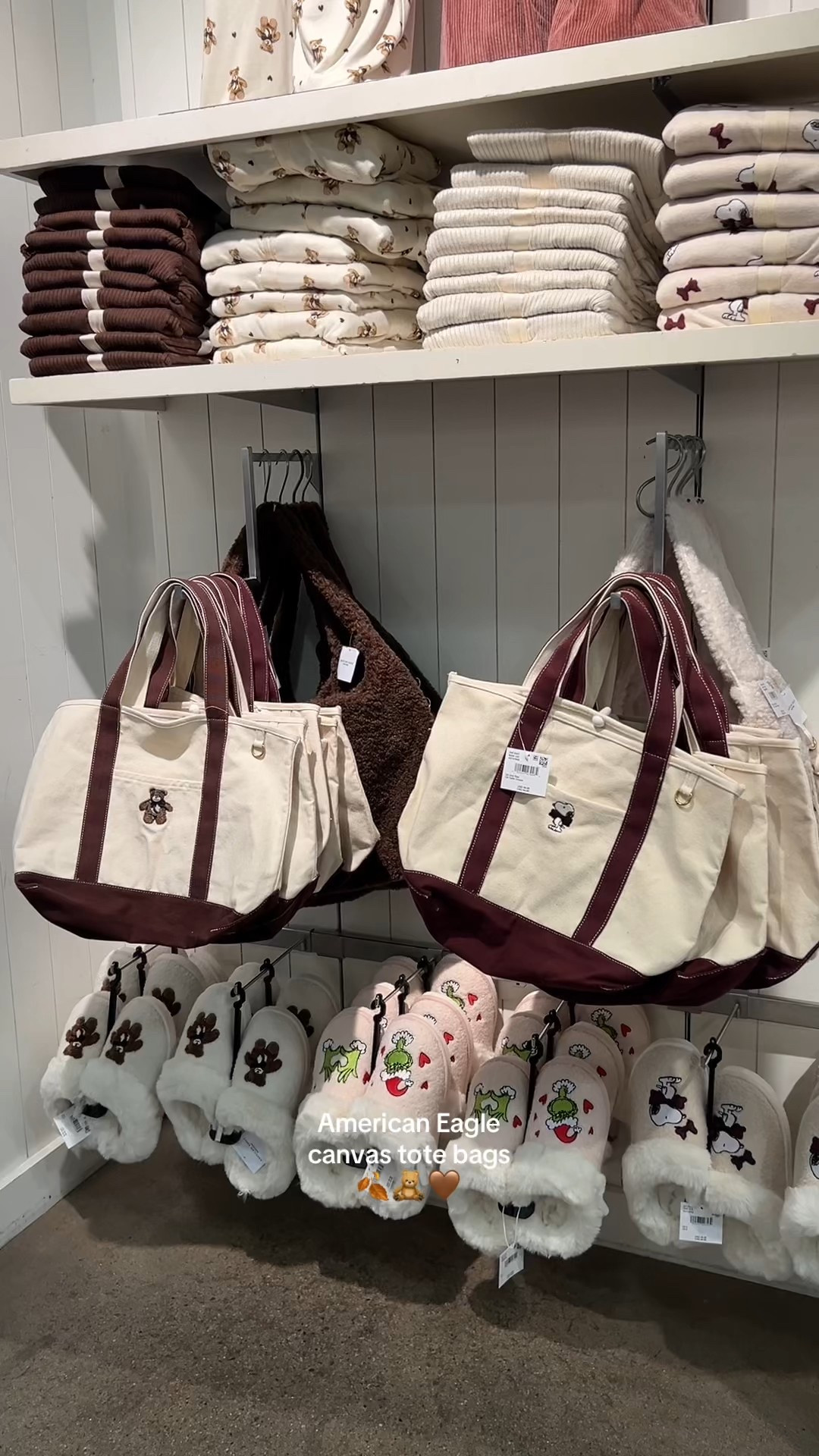 Canvas tote bags are so popular right now and American Eagle has cute ones that are perfect for Fall! I love the gold loop detail on the front for adding charms or your keys. 😍

Would be a good gift too!

Teen gift guide. Gifts for her. Gift idea for girlfriend. Gifts for wife. Gift for daughter. Gift for granddaughter. Pilates bag. Farmers market bag. Cozy outfit accessories. Trending. 

#LTKFindsUnder50 #LTKSeasonal #LTKItBag