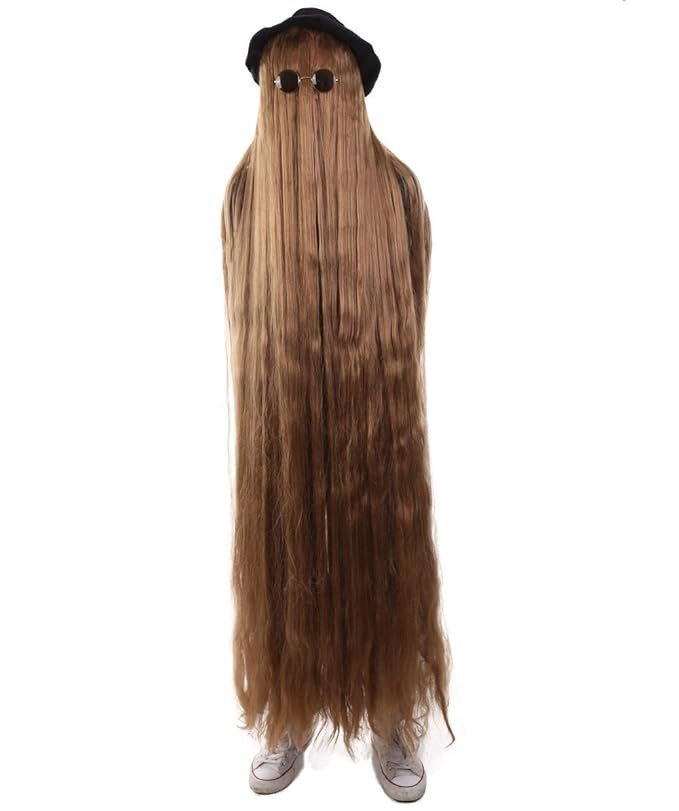 HPO Men's or Women's Dapper Creature Playboy Wig Collection, Long or Short Styles, Brown (Extra L... | Amazon (US)