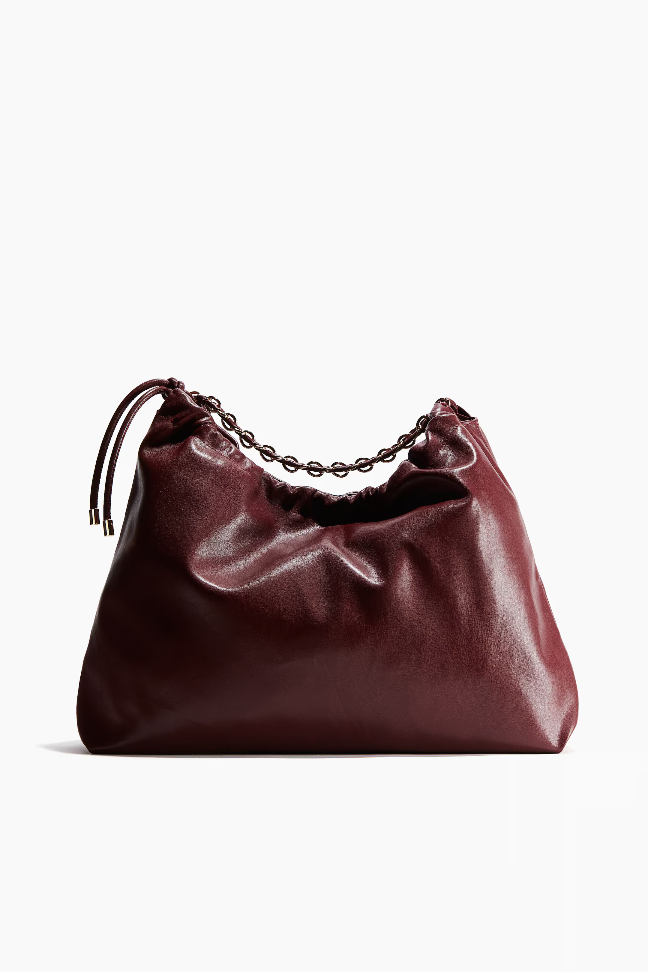 Hobo bag - Burgundy - Ladies | H&M GB | H&M (UK, MY, IN, SG, PH, TW, HK)