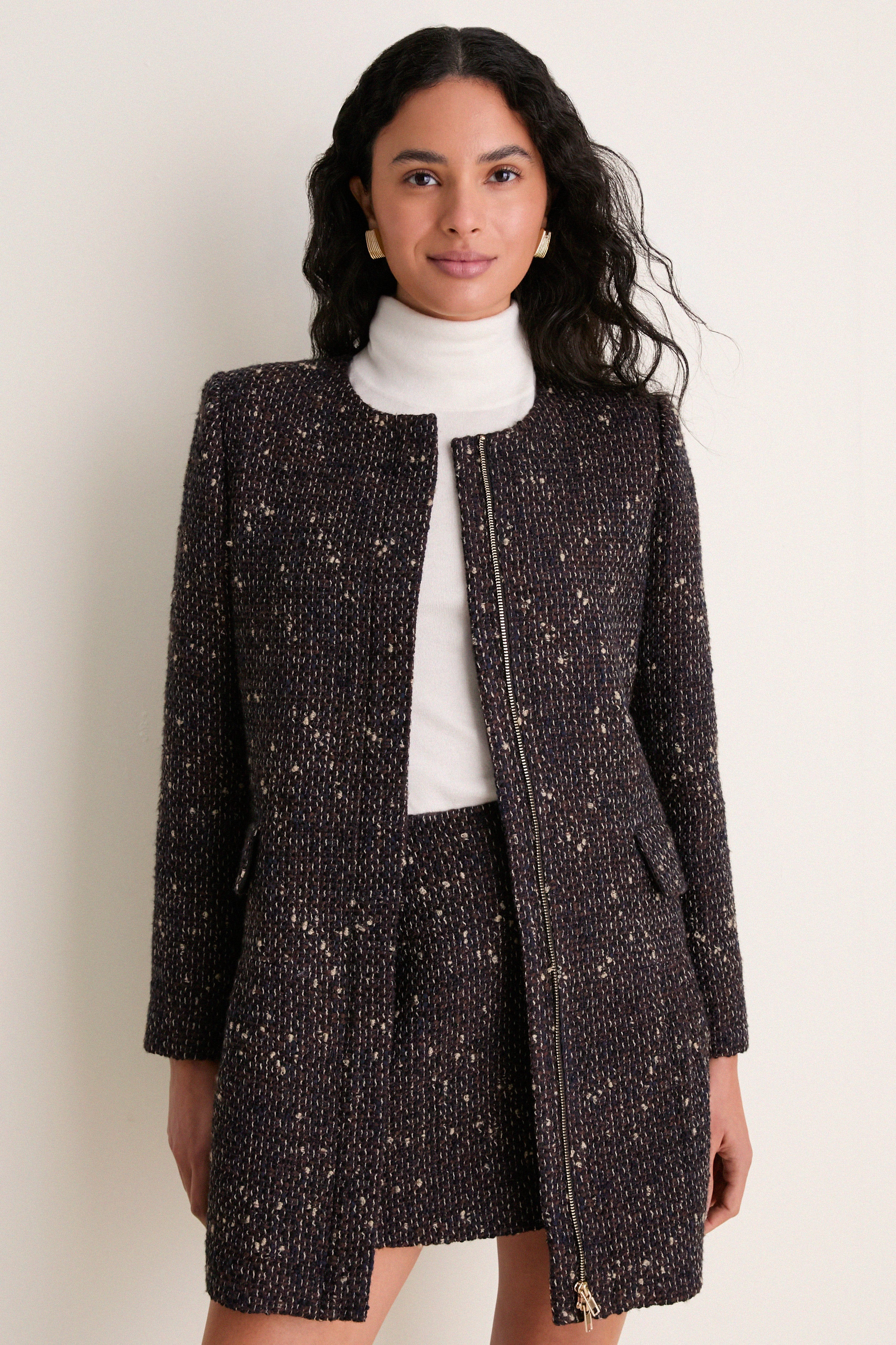 Speckled Tweed Petra Coat Dress | Tuckernuck (US)