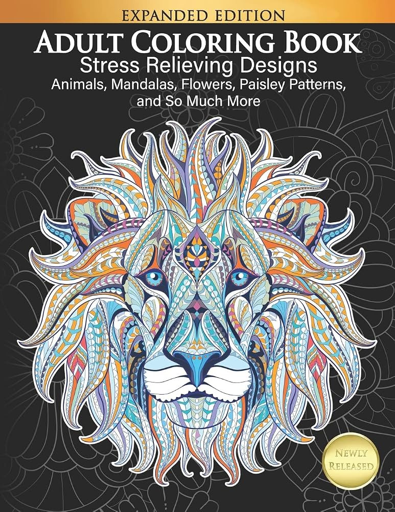 Adult Coloring Book : Stress Relieving Designs Animals, Mandalas, Flowers, Paisley Patterns And S... | Amazon (US)