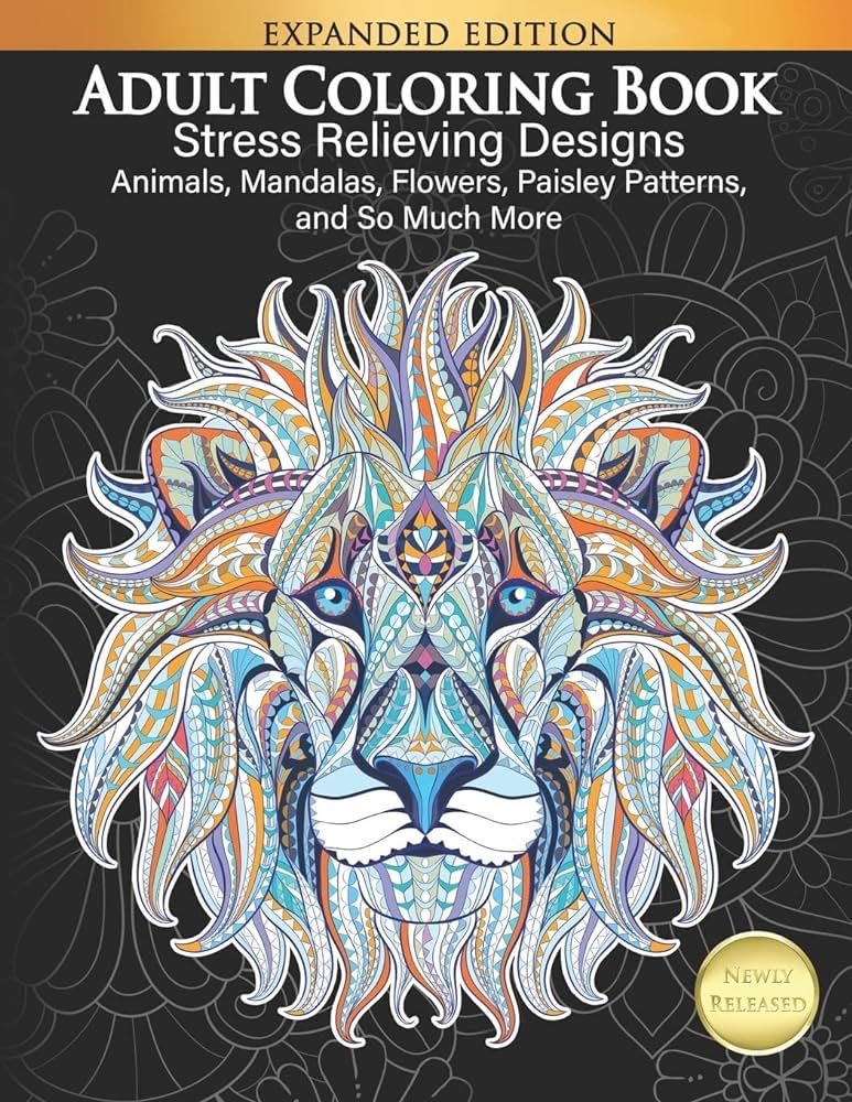 Adult Coloring Book : Stress Relieving Designs Animals, Mandalas, Flowers, Paisley Patterns And S... | Amazon (US)