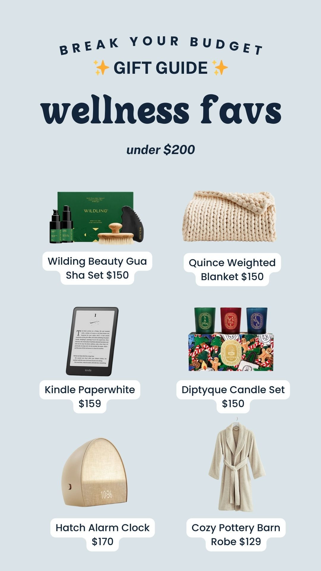 Gift Guide Under $200: Wellness Favorites 

 

#LTKSeasonal #LTKHoliday #LTKGiftGuide
