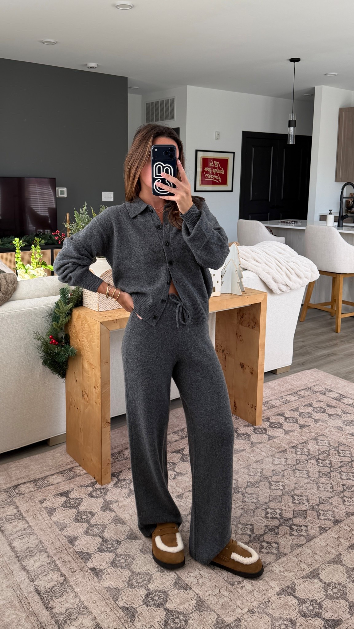 Small top XS bottoms! Did not need to hem the bottoms🩶