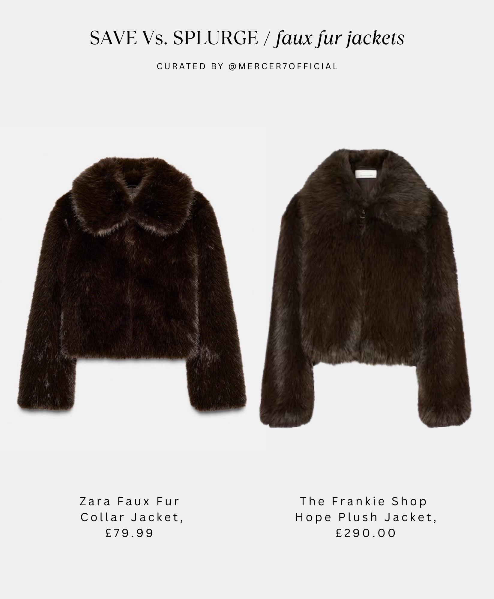 Save Vs Splurge / faux fur jacket edition! 

#LTKuk #LTKwinter #LTKeurope