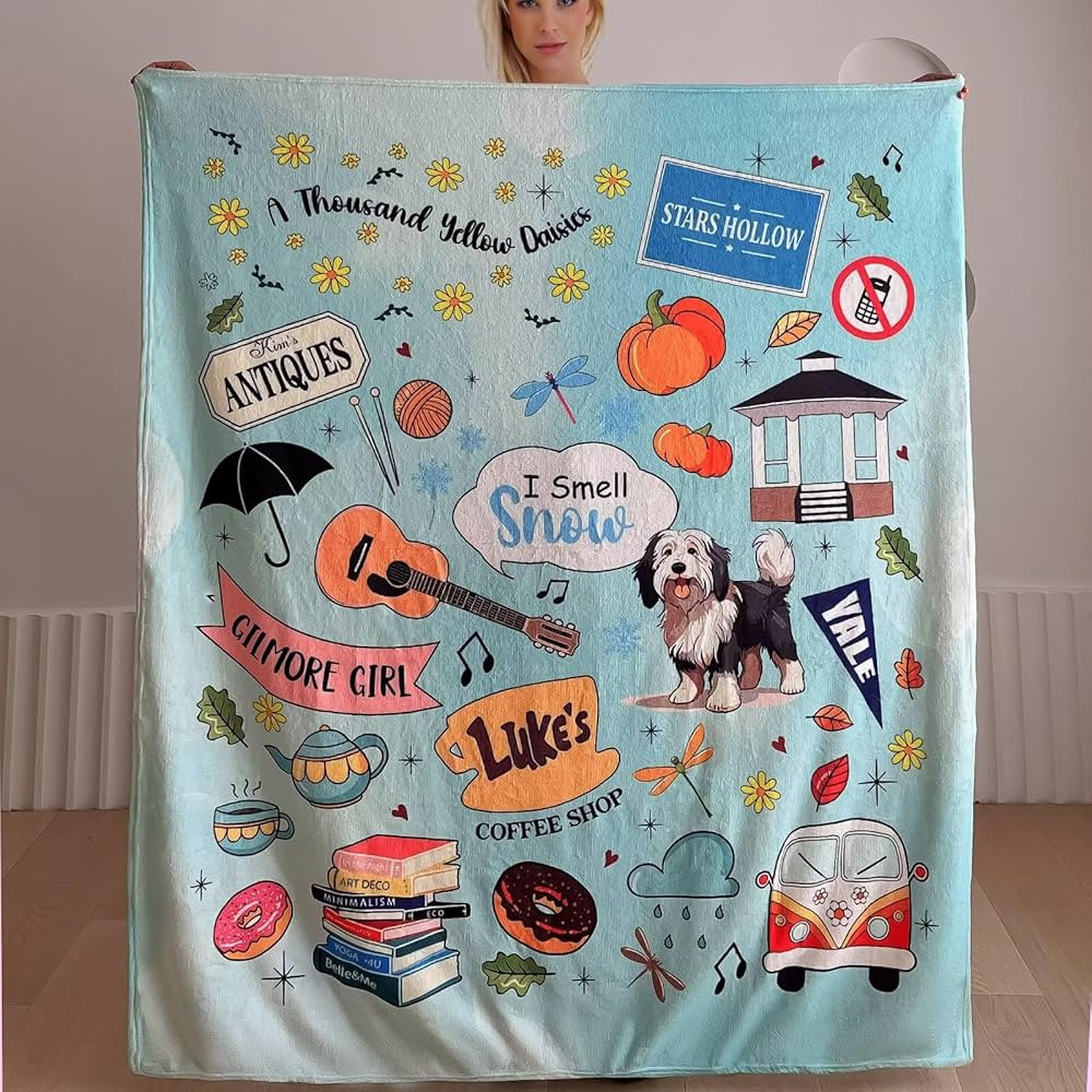 Girls Fleece Blanket 60"x 50"for Kids Women,Soft Cozy Gils Throw Blanket for Sofa Couch Bed,Gift ... | Amazon (US)