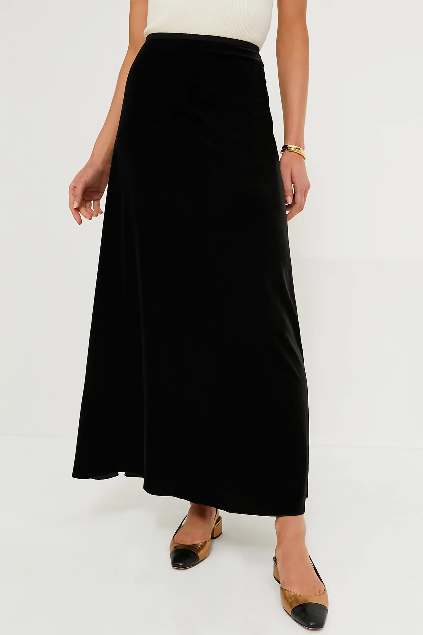 Black Velvet Martha Skirt | Tuckernuck (US)