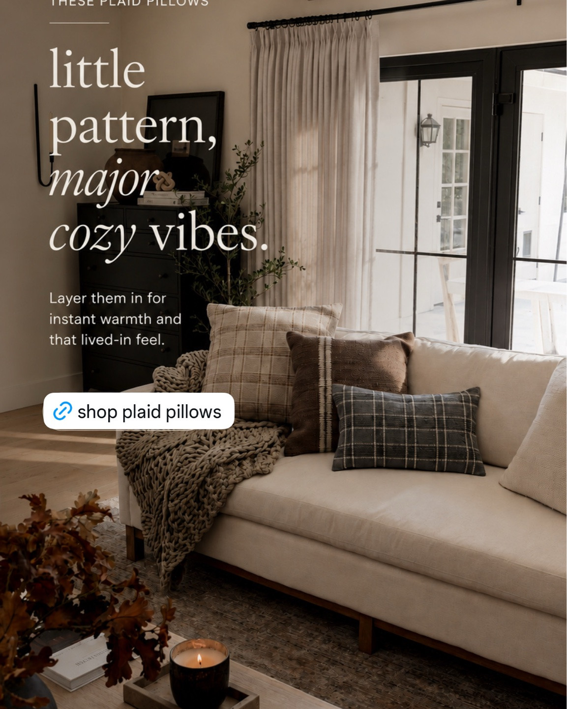 #AD Consider this my fall soft launch 🍂🤎 Gave our home a cozy little refresh with a few new @Wayfair finds, and it’s amazing what a few simple swaps can do. Warm textures, earthy tones, cozy layers, and those subtle seasonal touches that make home feel a little extra inviting this time of year. Happily welcoming all the fall coziness around here. #Wayfair #WayfairPartner

#LTKSaleAlert #LTKHome #LTKSeasonal