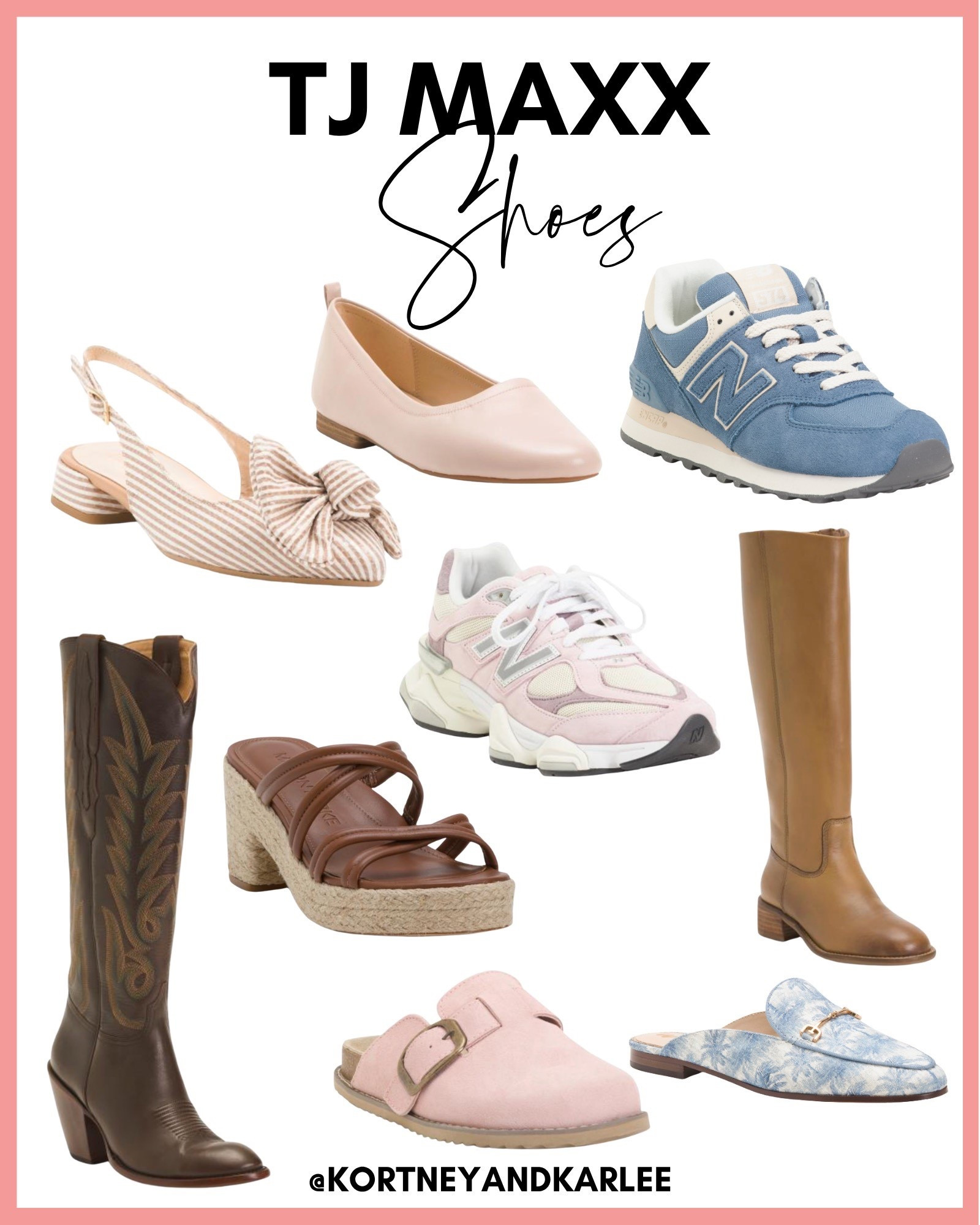  TJ Maxx Shoes!

Kortney and Karlee | #kortneyandkarlee #LTKfindsunder50 #LTKfindsunder100 #LTKtravel 