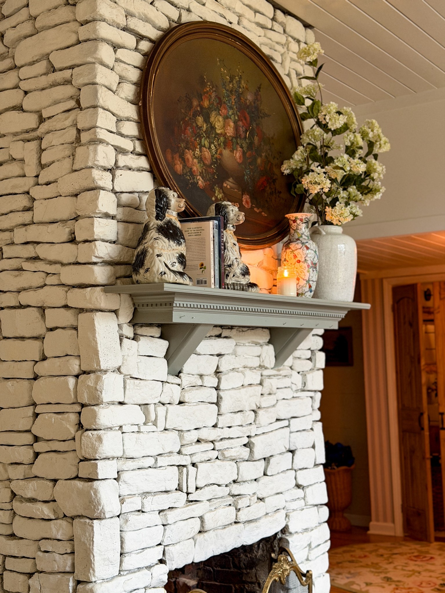 Mantel decor 🪻🥀💐

#LTKSeasonal #LTKHome