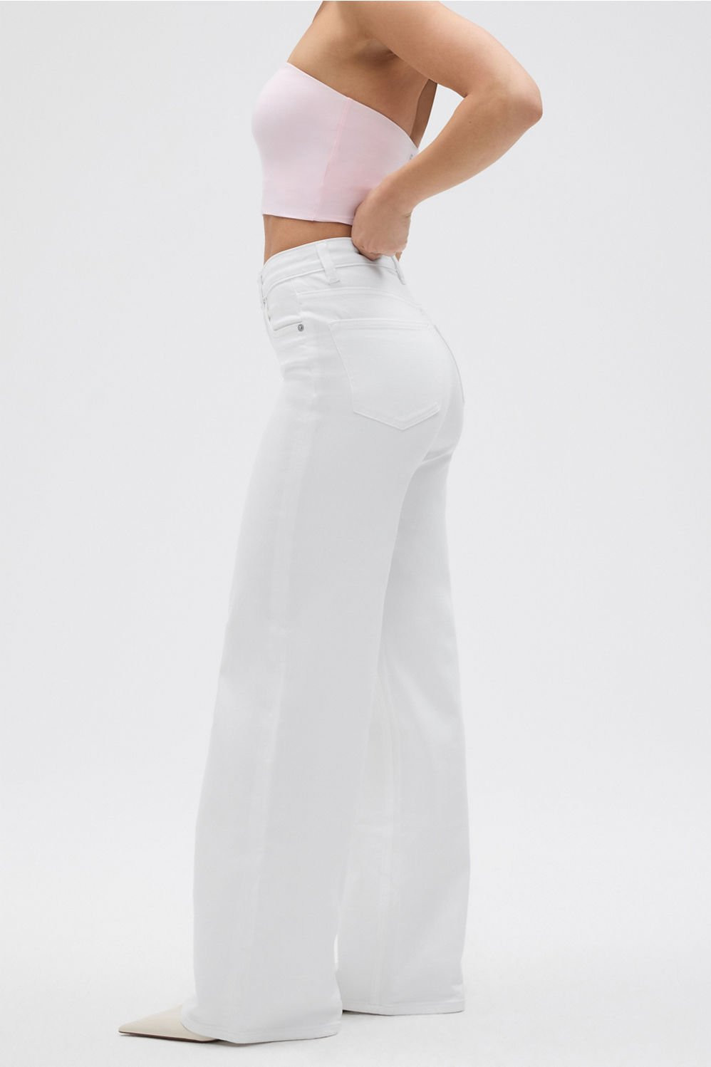 High Rise Wide Leg Jean | Fabletics