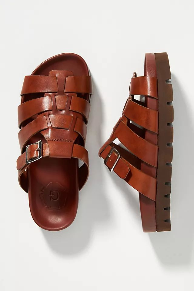 Grenson Daphne Fisherman Slides | Anthropologie (US)