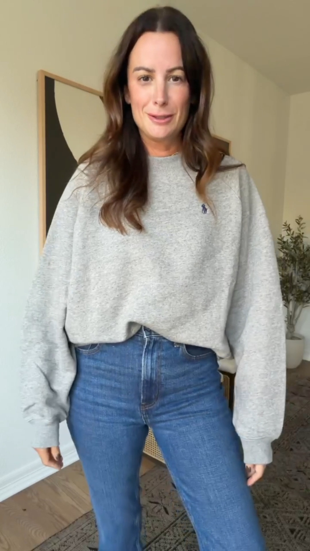 This crewneck sweatshirt is so trendy and makes a really cute, simple outfit! 

#LTKTall #LTKgrwm #LTKootd