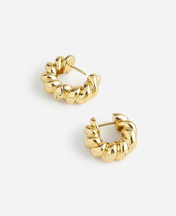 Chunky Rope Hoop Earrings | Madewell | Madewell