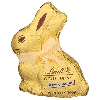 Lindt Easter White Chocolate Gold Bunny - 3.5oz | Target