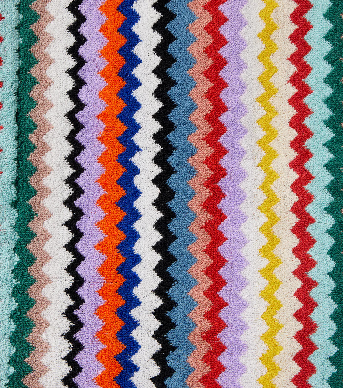 Riverbero Zigzag cotton terry bathrobe | Mytheresa (US/CA)