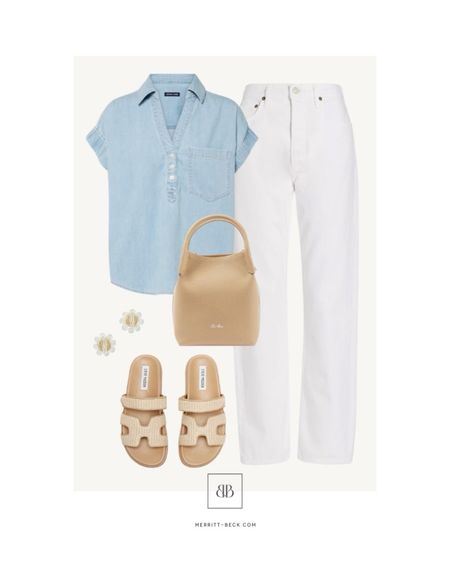 Cute and casual outfit inspo for summer! 

#LTKfindsunder100 #LTKitbag #LTKshoecrush