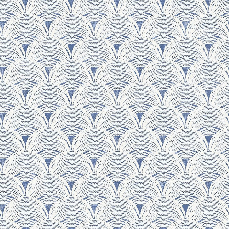 NuWallpaper Blue Manila Peel & Stick Wallpaper | Amazon (US)