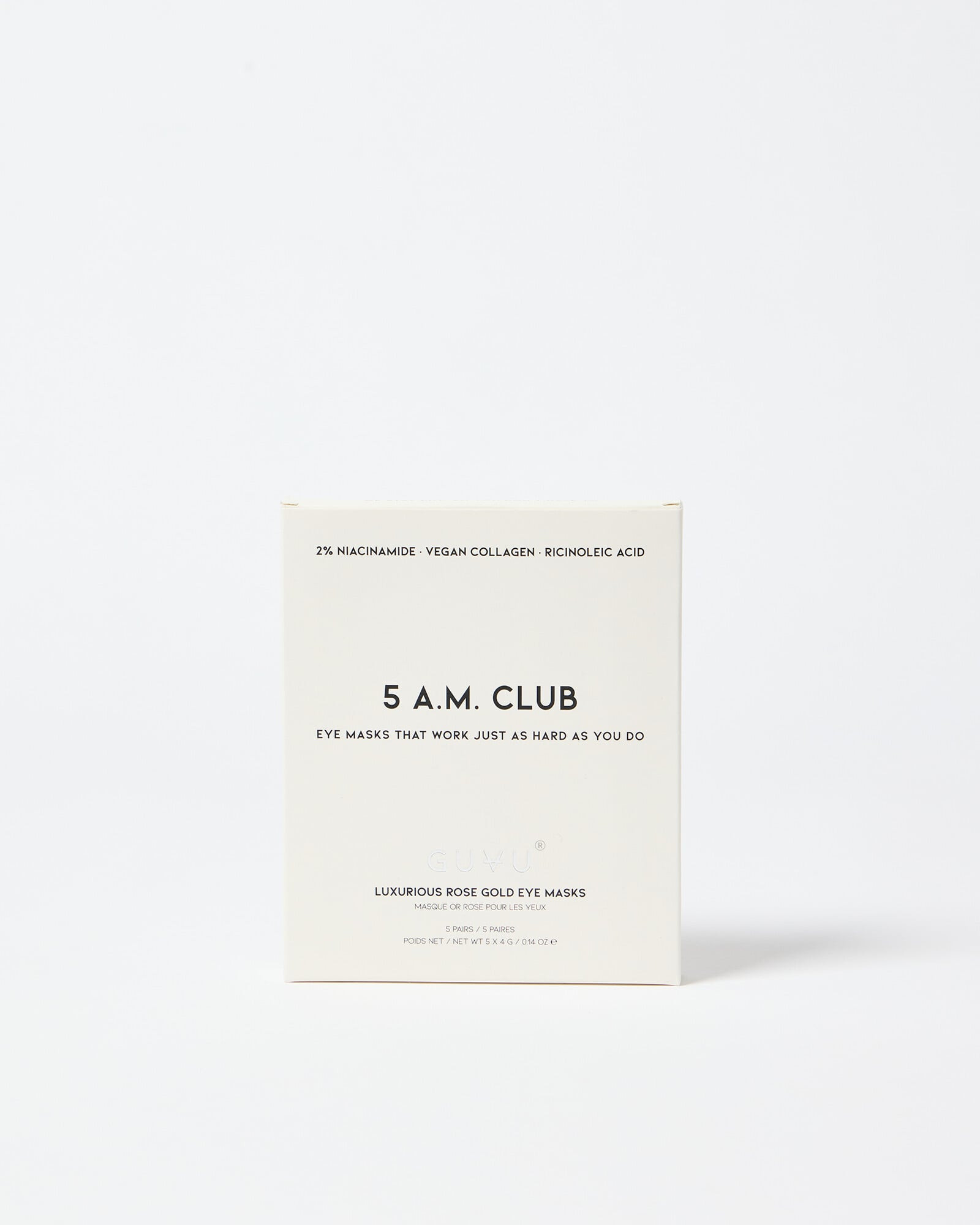 GUVU Rose Gold Under Eye Masks Set of Five | Oliver Bonas | Oliver Bonas (Global)