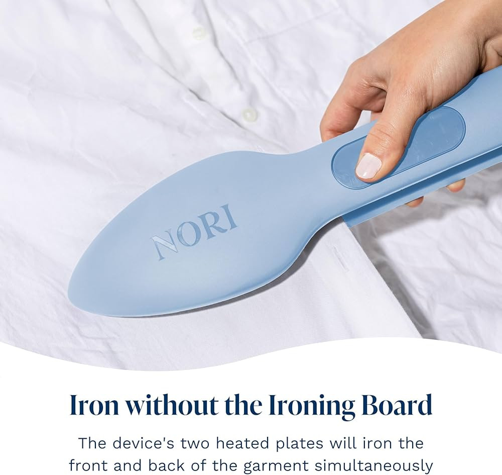 NORI Press Travel Steam Iron | Lightweight, Portable, Handheld Travel Iron With Steam | Easy to U... | Amazon (US)