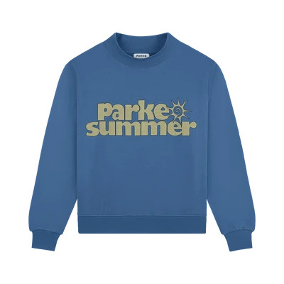 Graphic Mockneck - Washed Indigo | Parke