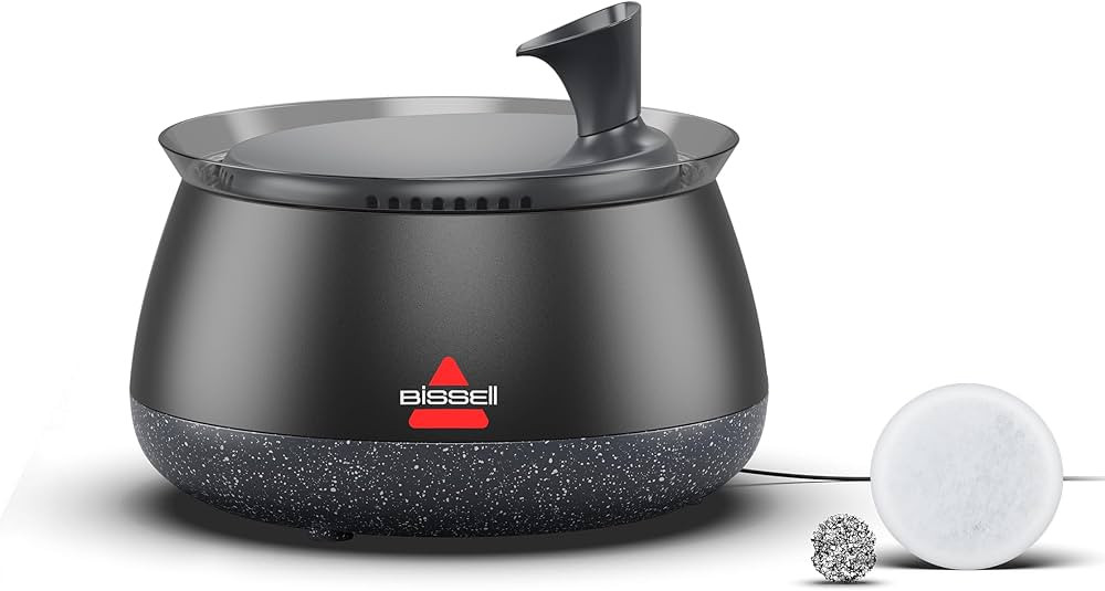 BISSELL HydrateWell Pet Water Fountain, 91oz Automatic Cat Water Fountain with Wireless Pump, Sli... | Amazon (US)
