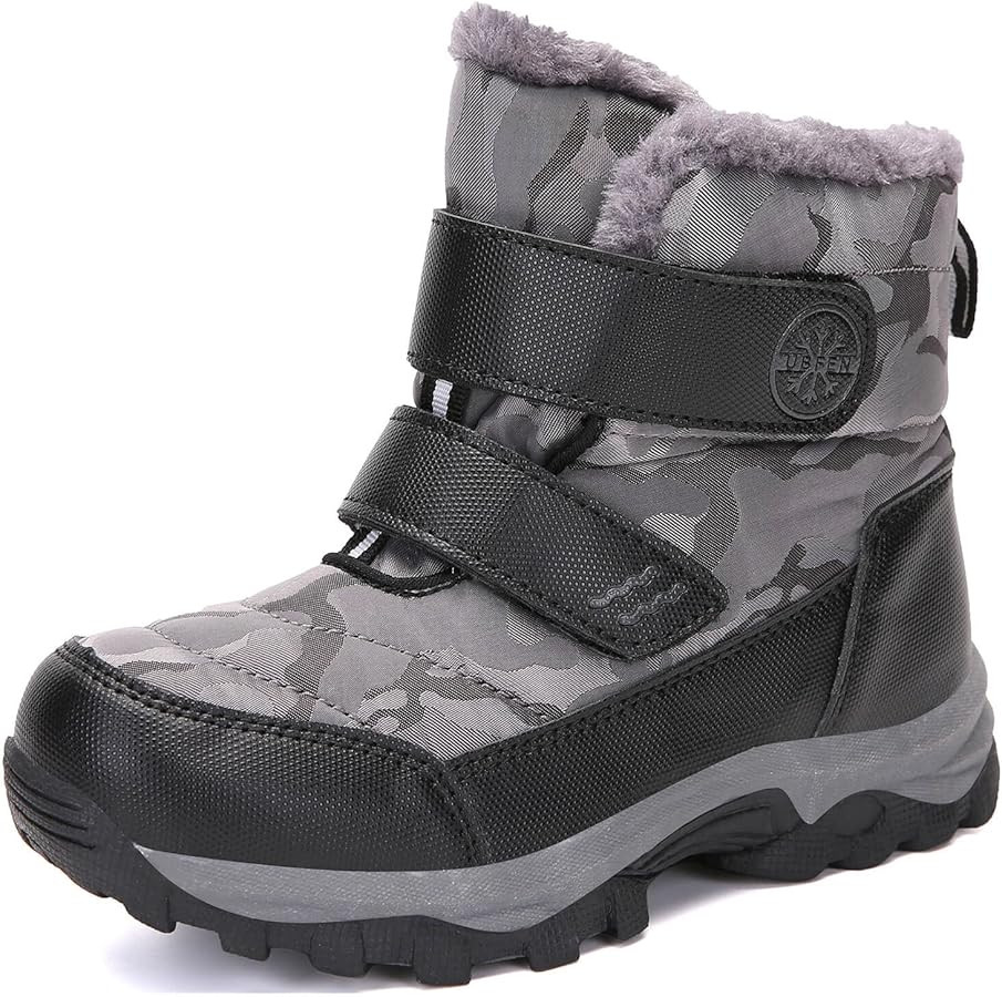 UBFEN Kids Snow Boots Boys Girls Winter Warm Waterproof Outdoor Slip Resistant Cold Weather Unise... | Amazon (US)
