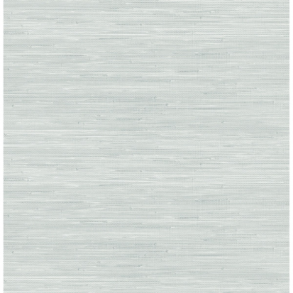 Whisper Blue Classic Faux Grasscloth Peel and Stick Wallpaper | WallPops