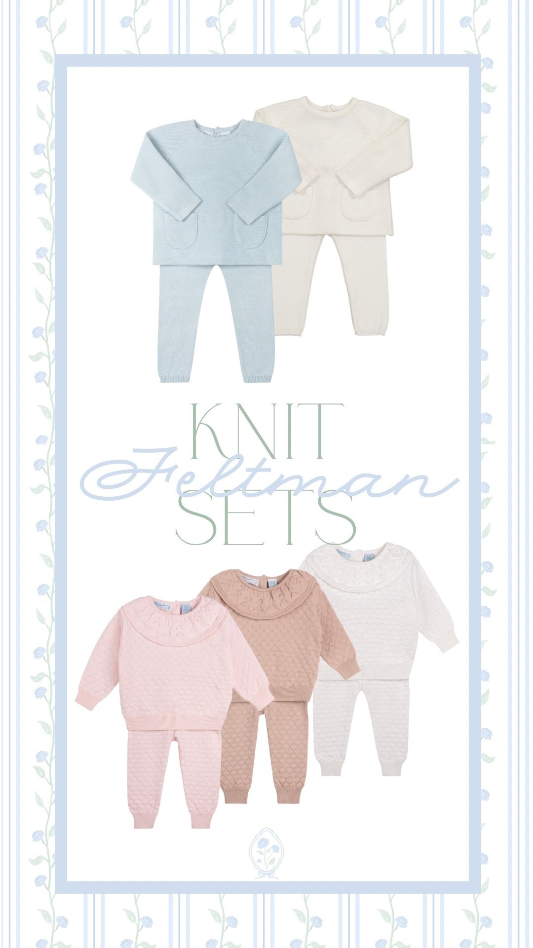 PSA to all Feltman loving girlies - these precious knit sets are 50% with the code SNAG50 🤍

#LTKBaby #LTKKids