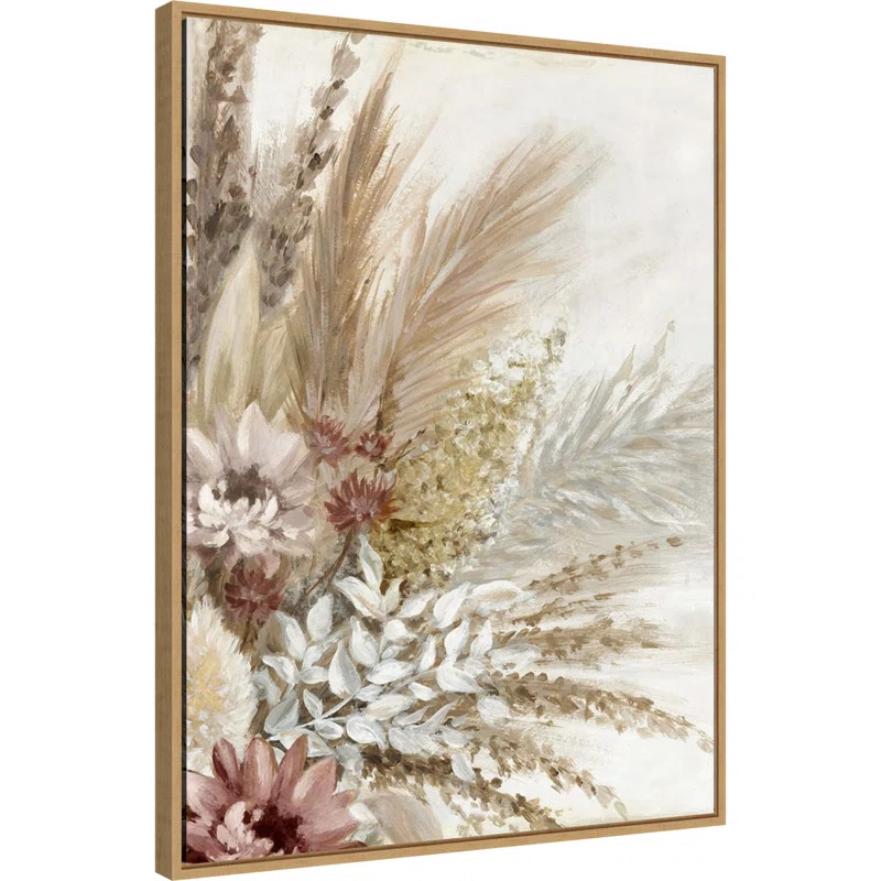 Send All Your Love Bouquet II Framed On Canvas by Eva Watts Print | Wayfair North America