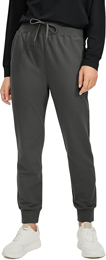 CRZ YOGA Womens Sweatpants - Lightweight Cotton Joggers with Pockets High Waisted Super Soft Work... | Amazon (US)