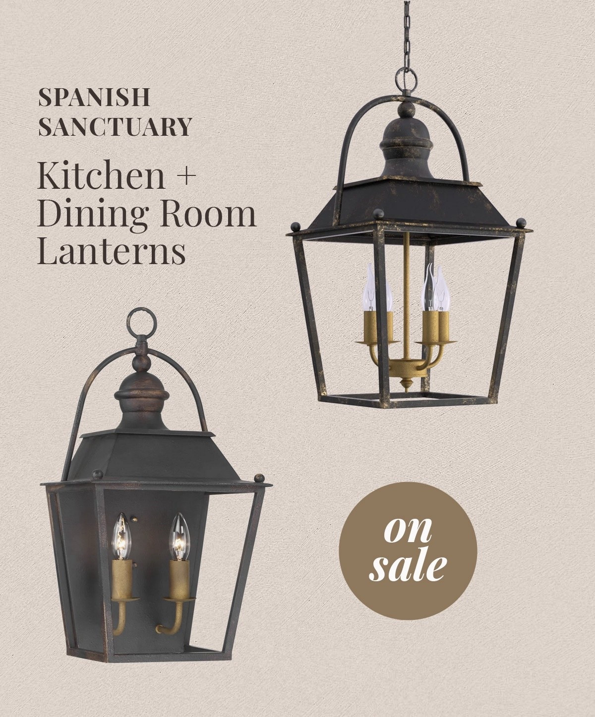 Just bought these lantern sconces and pendants for the kitchen and dining room at the Spanish Sanctuary! The price is the lowest I’ve seen for this style of lantern.

#LTKHome